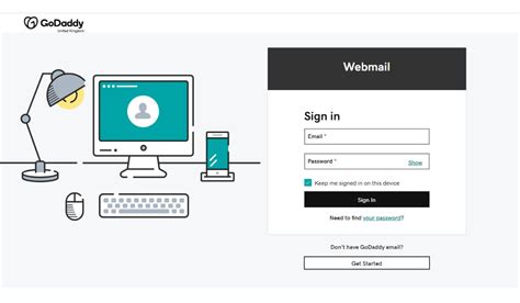 log into godaddy email account office 360.